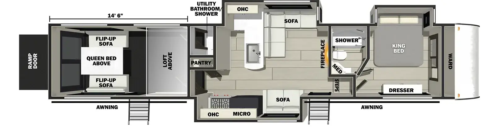 Vengeance Rogue Armored 391T145 floorplan