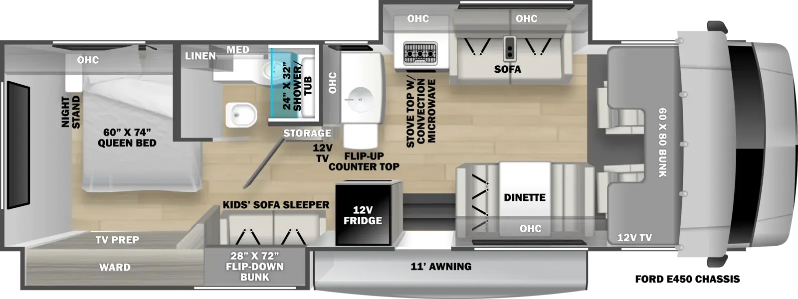 Forester 3251DSLE Floorplan