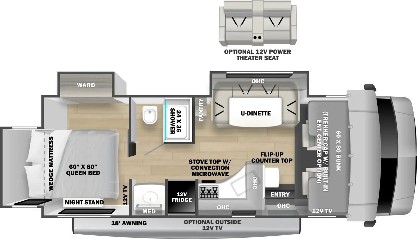 Forester 2501TS Floorplan