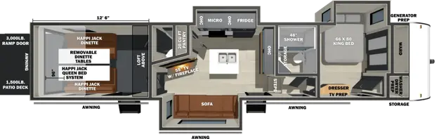 3513GX Floorplan Image