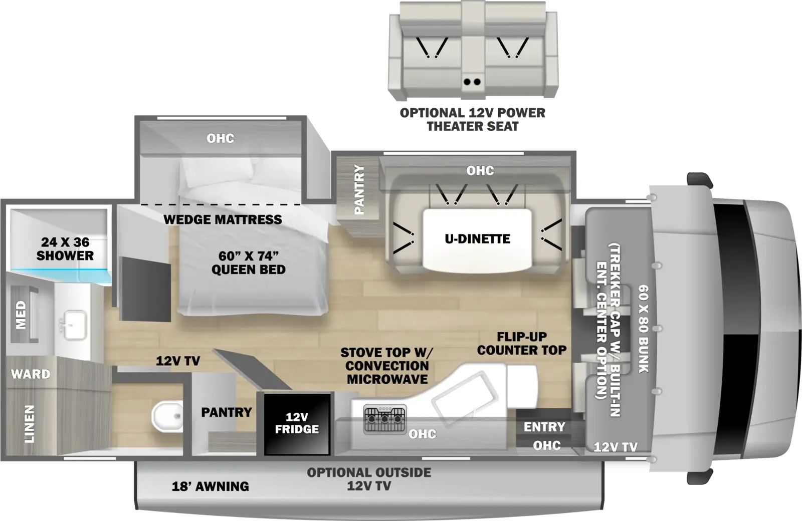 Forester 2441DS Floorplan