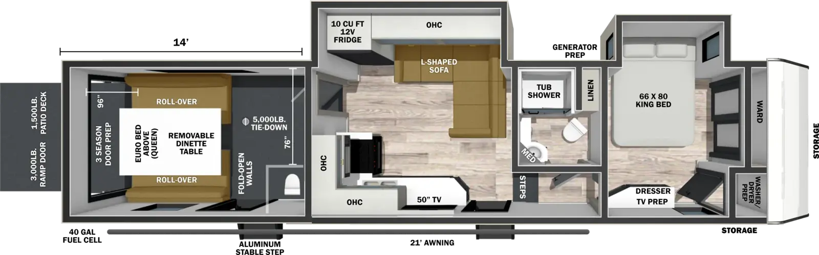 Xlr Boost 314BX Floorplan