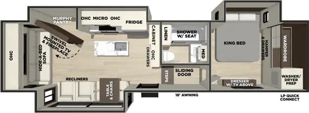 290RL Floorplan Image