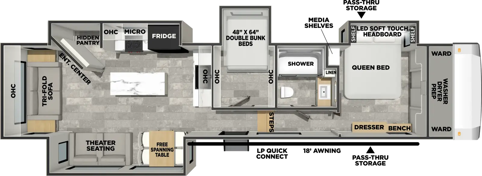 Phoenix 360BH floorplan