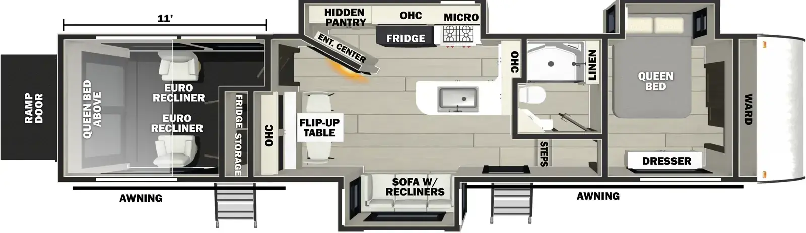 Vengeance Rogue Armored 341GS11 floorplan