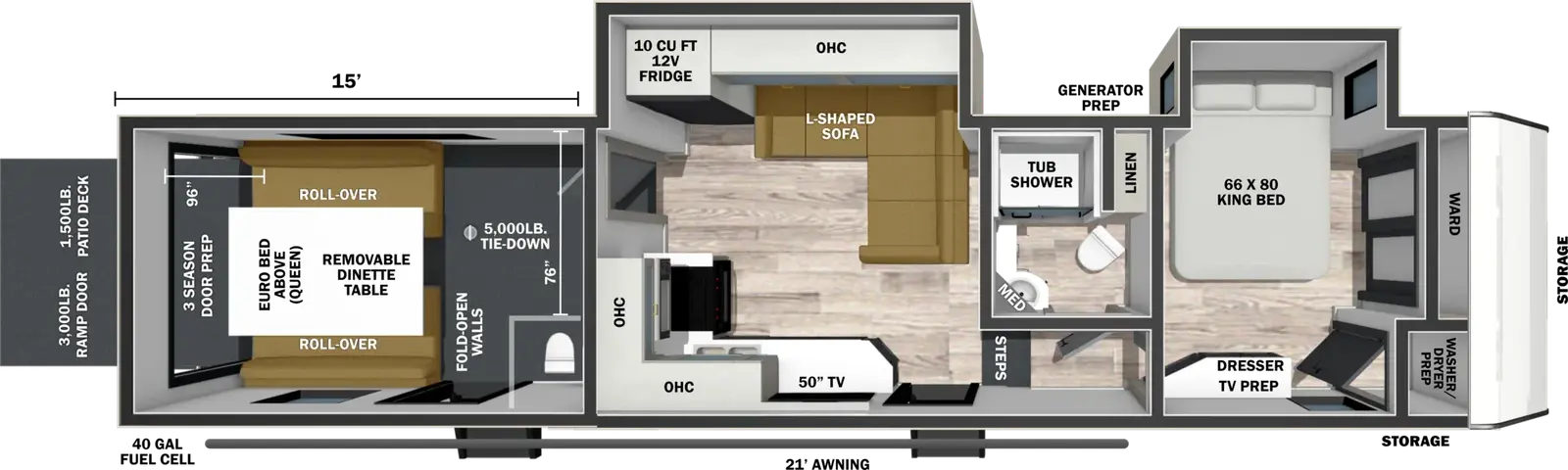 XLR Boost 315BX floorplan