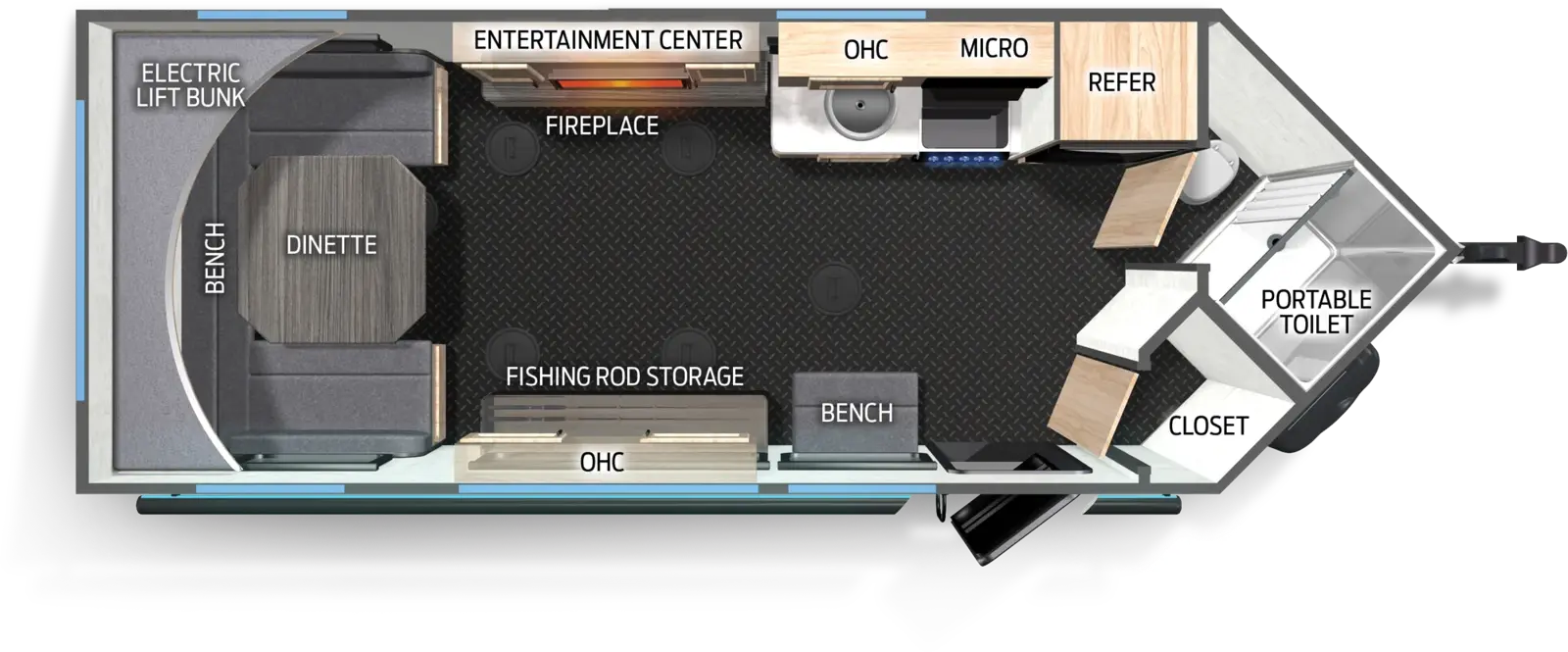 Grey Wolf 17BB Floorplan