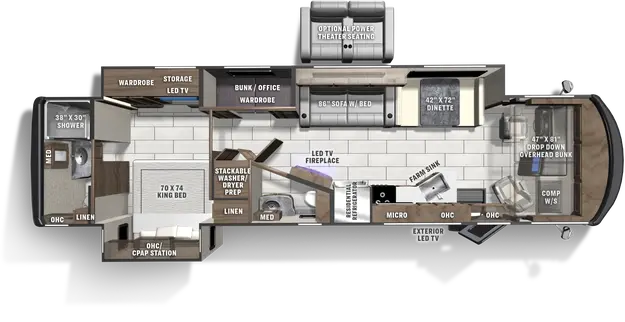 375RB Floorplan Image