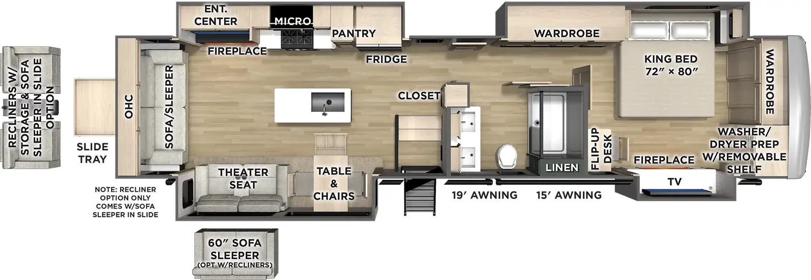 Puma Grand Mesa 393RL Floorplan