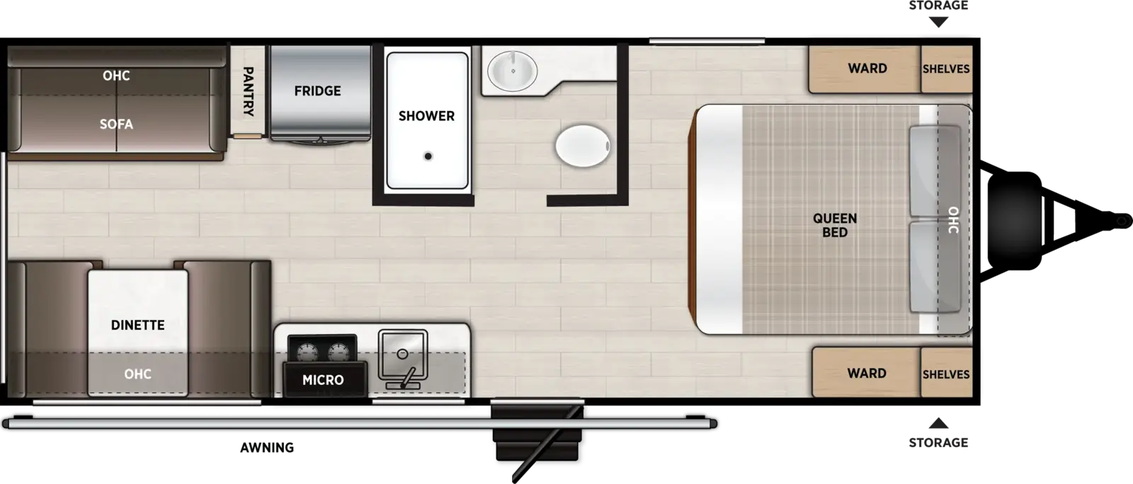 Salem Fsx 230RDLE Floorplan