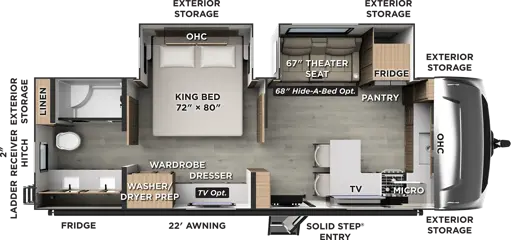 2623MBR Floorplan Image