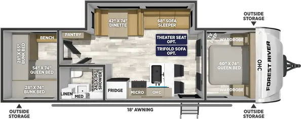 303BHTB Floorplan Image