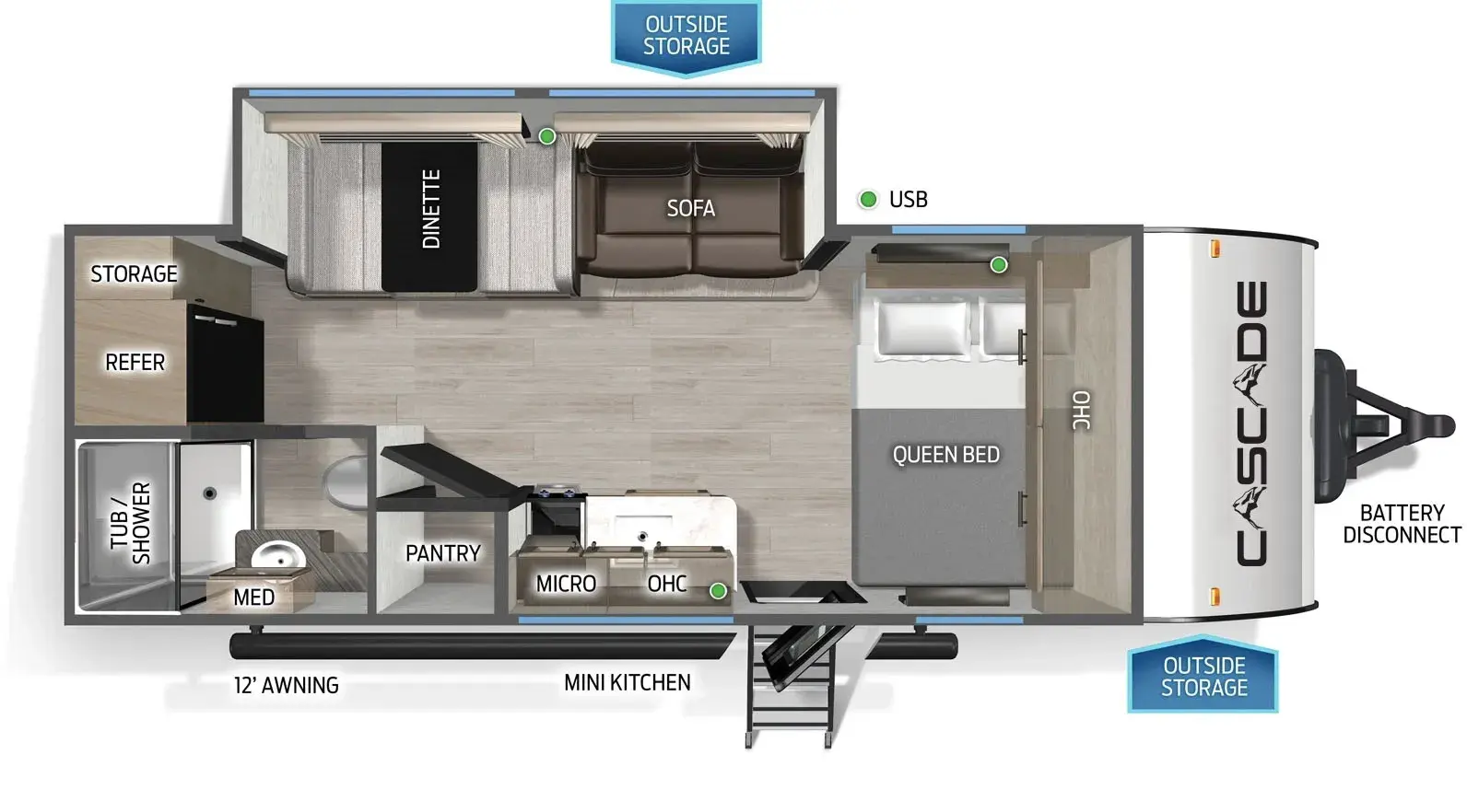 Cascade 18PBC Floorplan