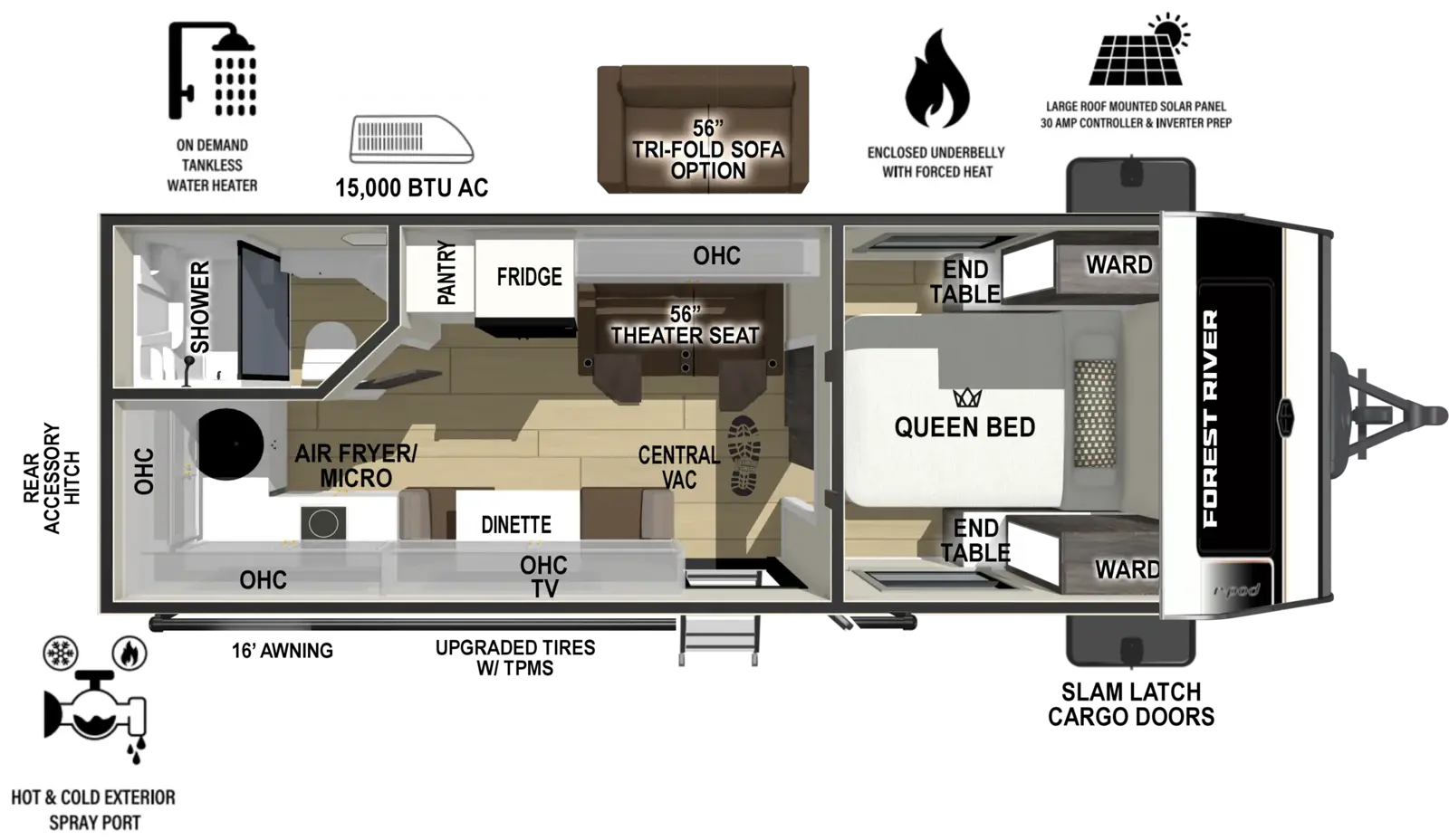 R Pod RP-205 Floorplan