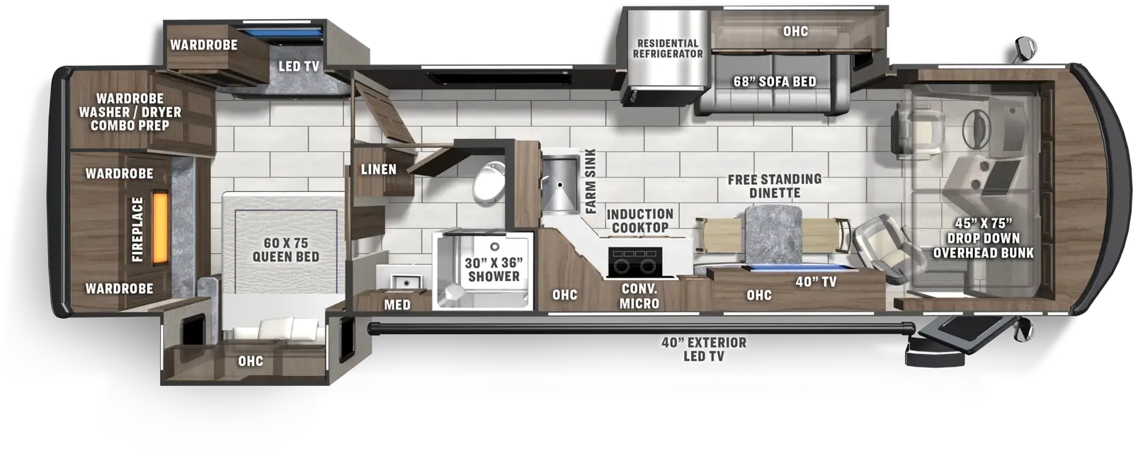 Sportscoach SRS 341SA floorplan