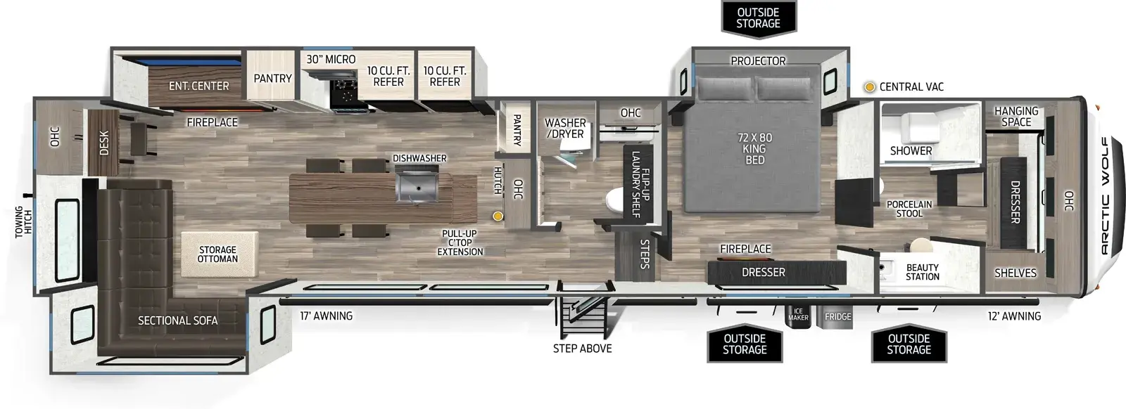 Arctic Wolf 38LEAH.G Floorplan