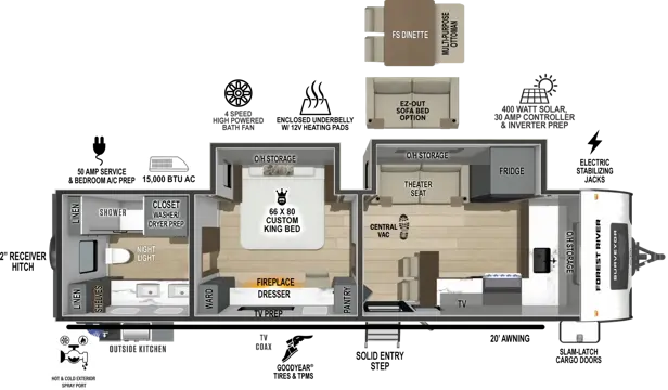 268FKBS Floorplan Image