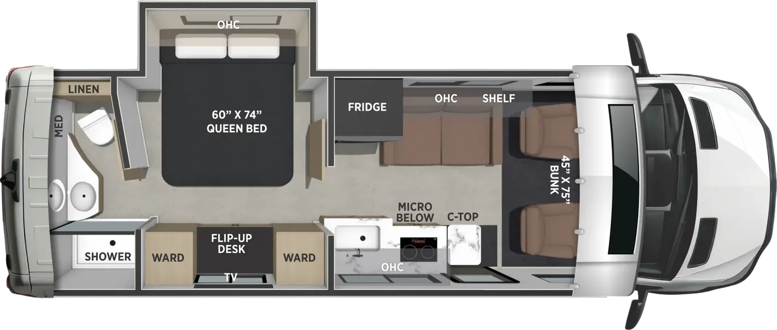 Prism 26RB floorplan