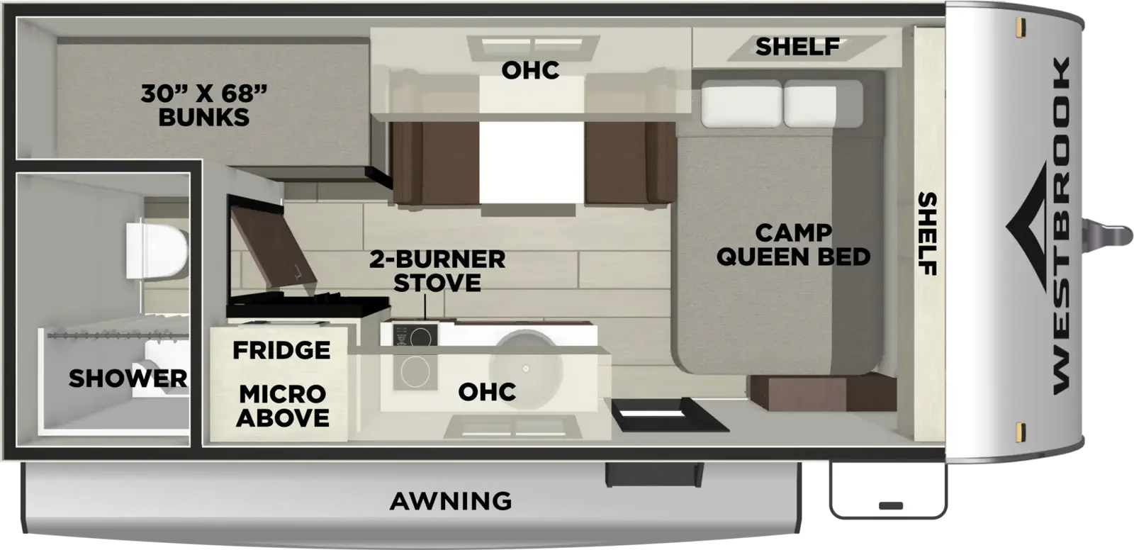 Westbrook 16CC Floorplan