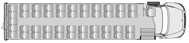 45 Passenger Plus Driver Floorplan Image