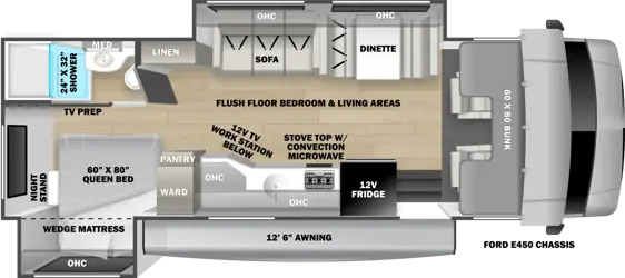 2550DSLE Floorplan Image