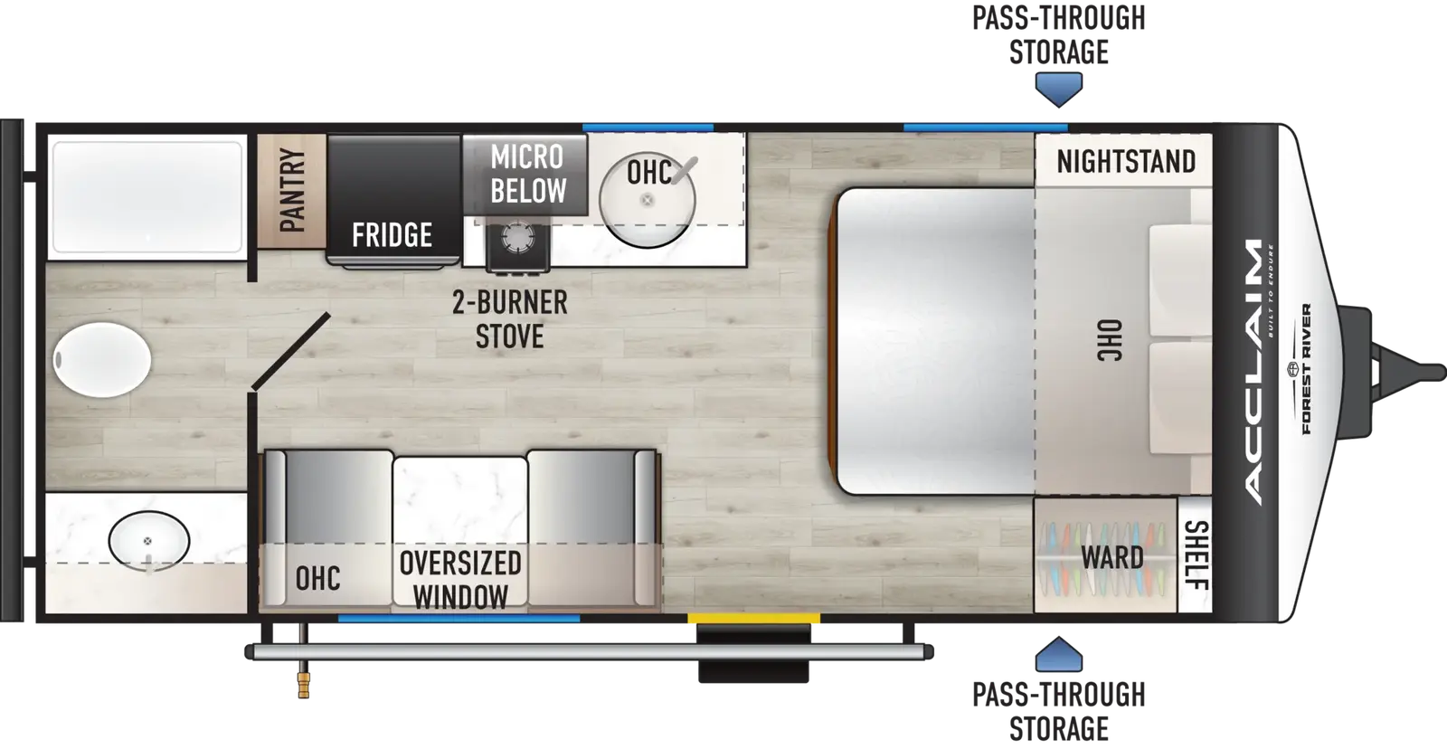 Acclaim 16RB floorplan