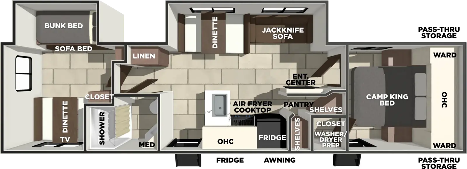 Tracer 295DB Floorplan