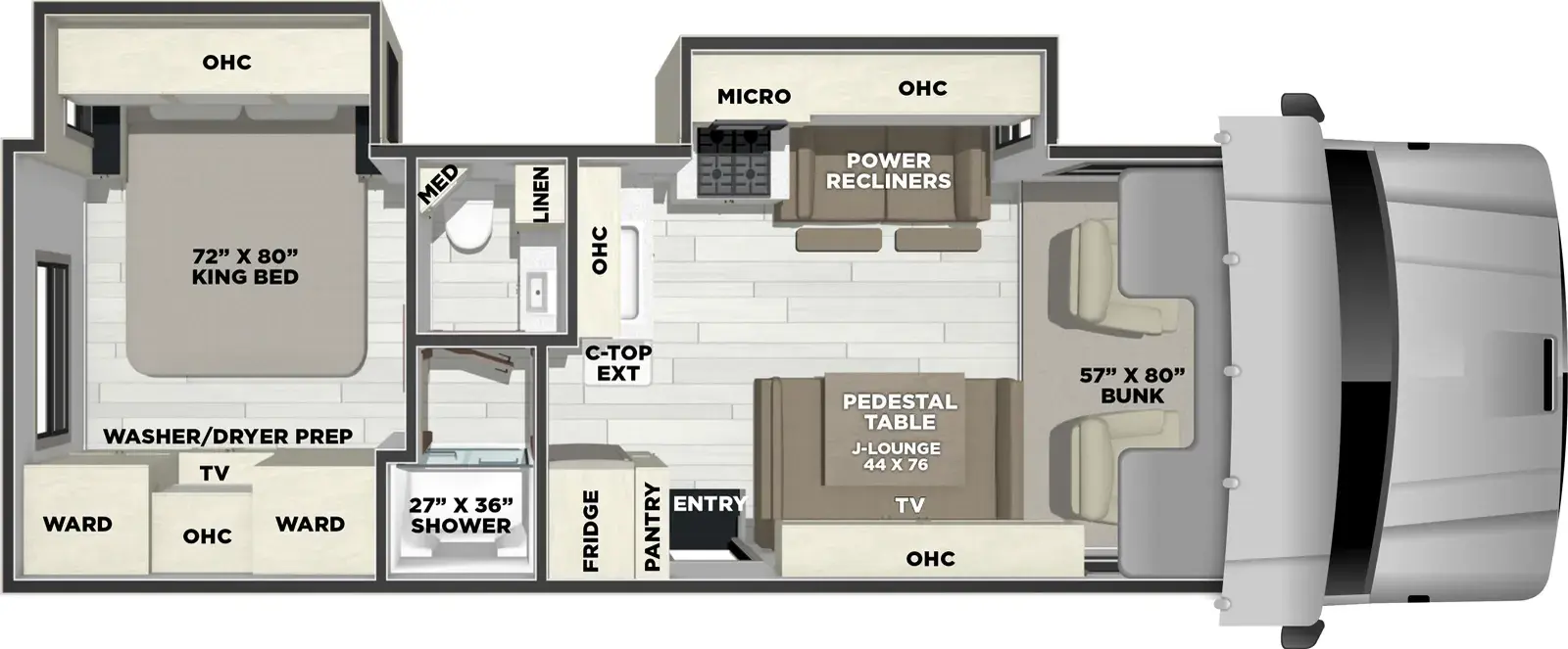 Entourage 330DS floorplan