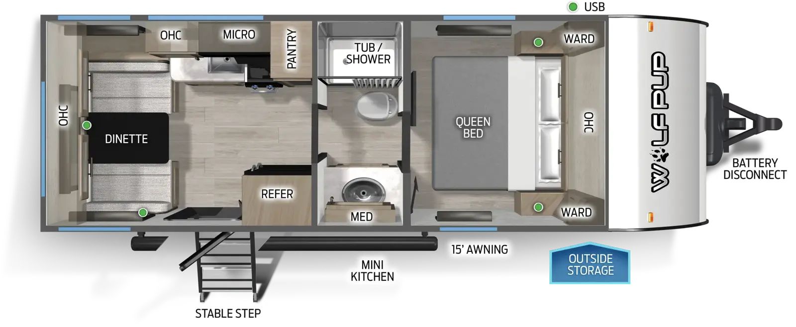 Cherokee Black Label 16CMBL floorplan