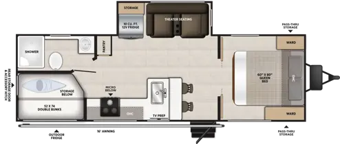 245BHHL Floorplan Image