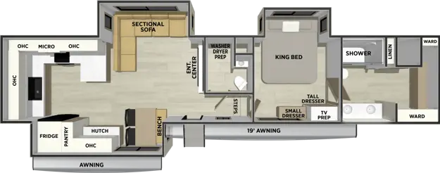 3870HBRK Floorplan Image