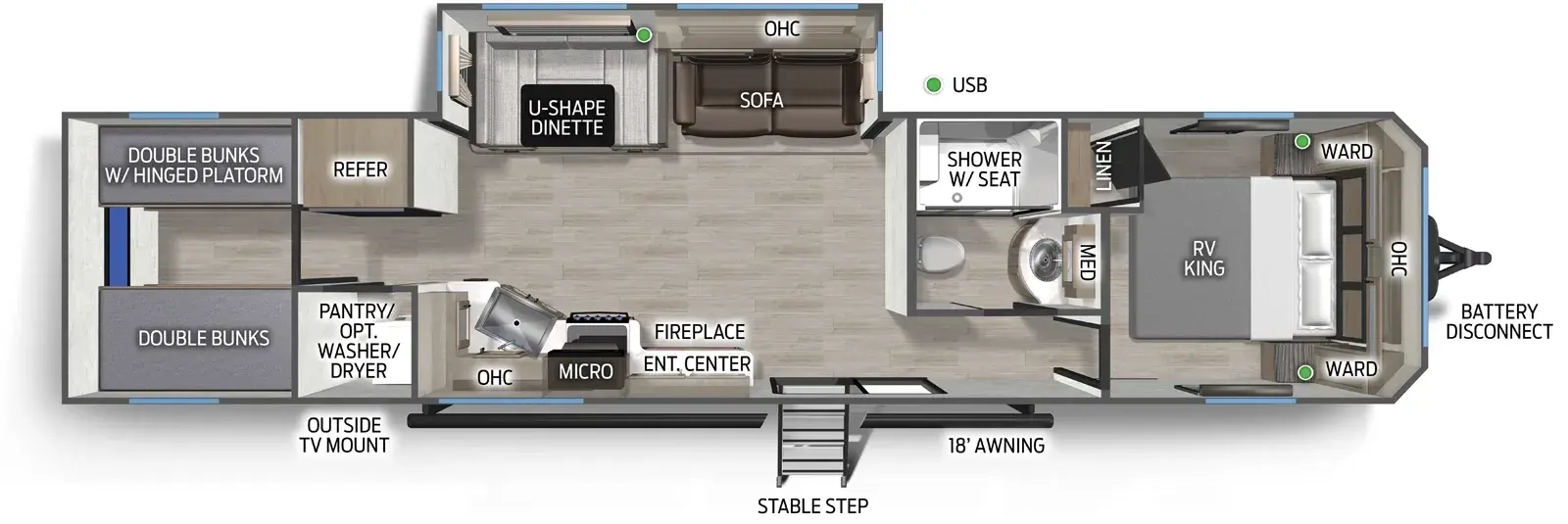 Cascade 39TNC floorplan