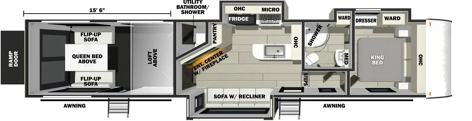 Vengeance Rogue Armored 383G2 Floorplan