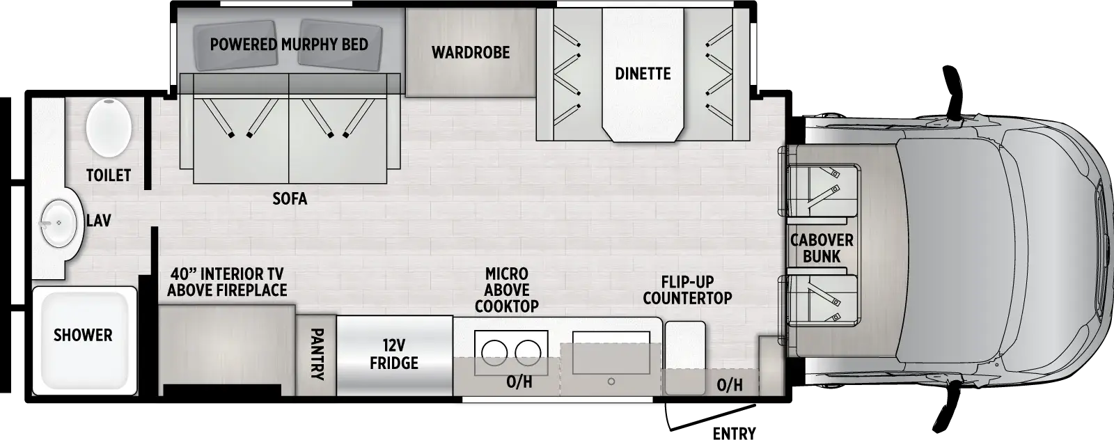 Bravado 29S floorplan