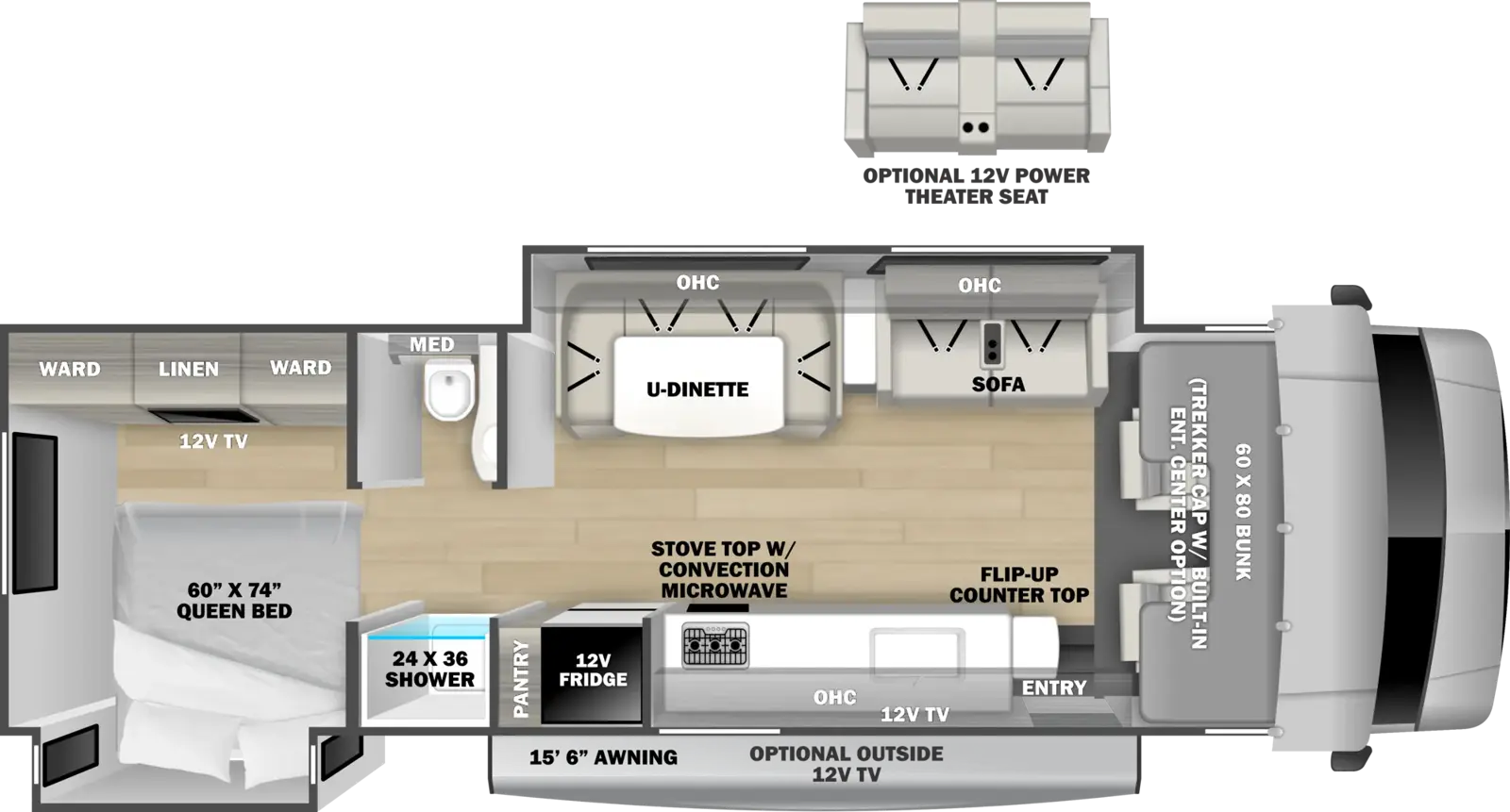 Forester 3011DS Floorplan