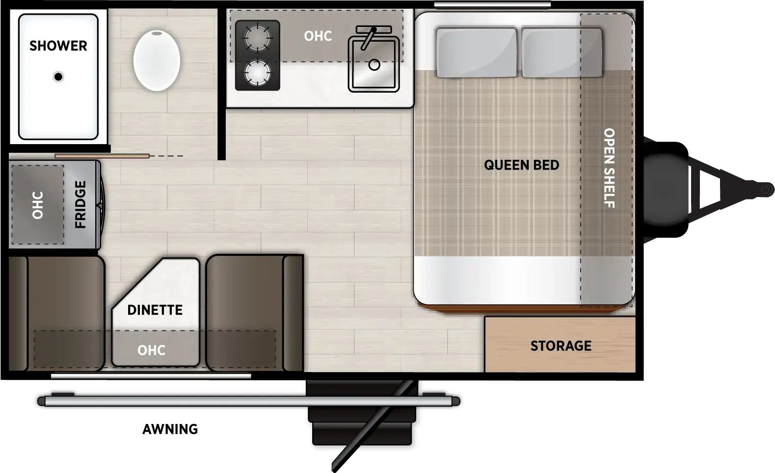 Wildwood Fsx 135ICE Floorplan