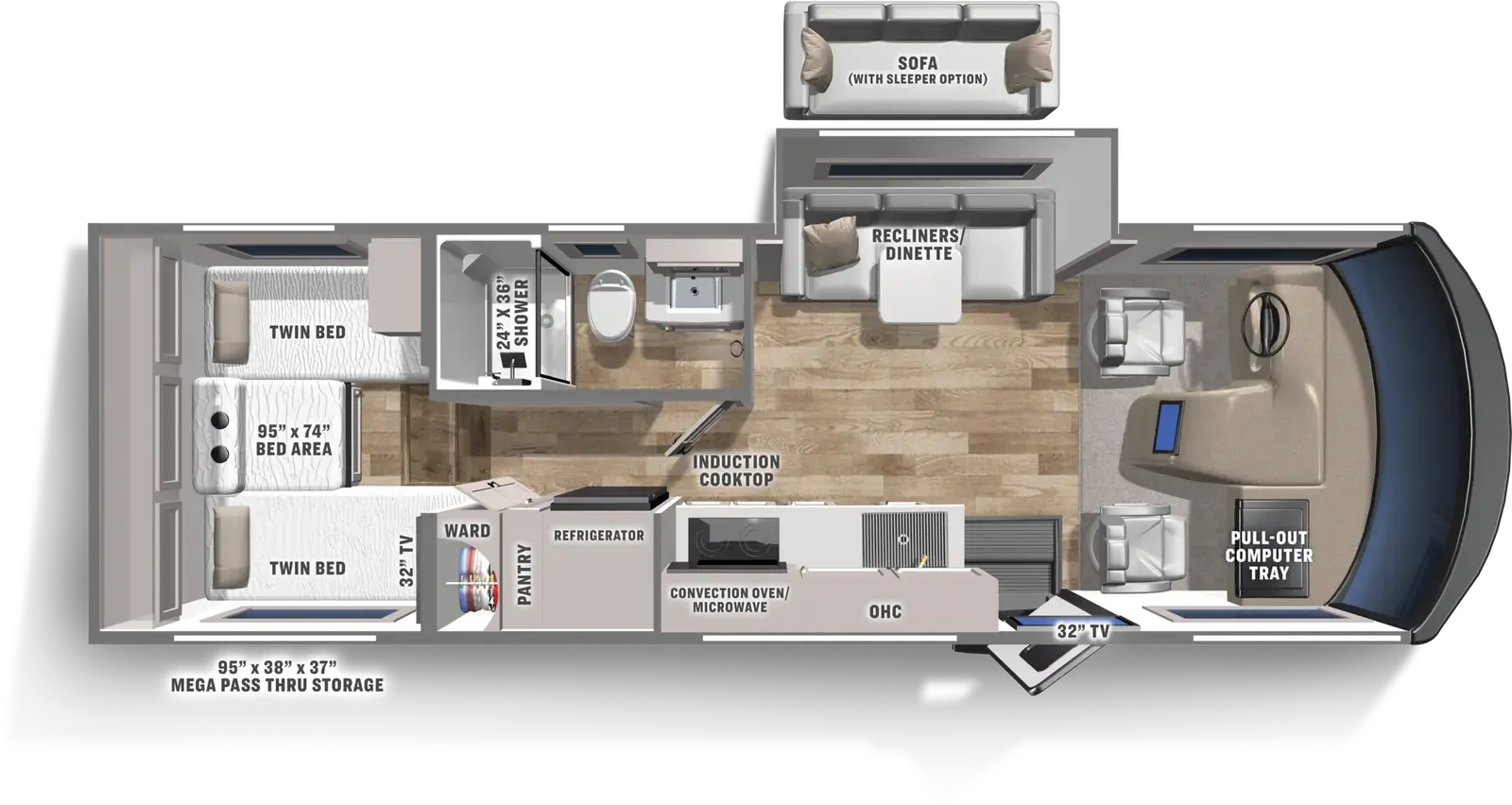 Euro 25TB floorplan