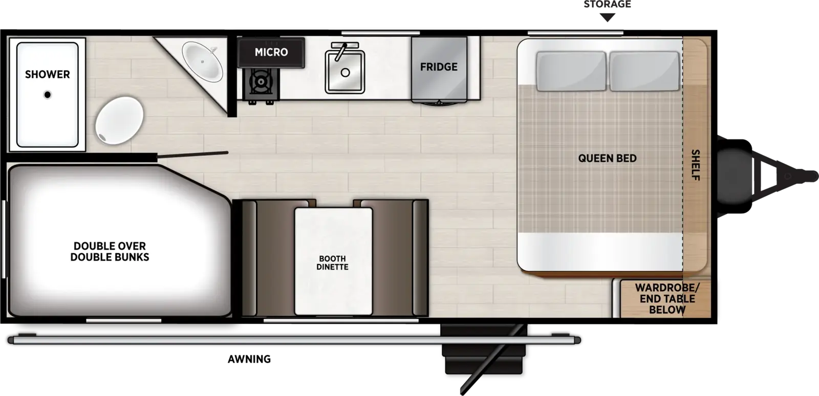 Salem Fsx 174DBLE Floorplan