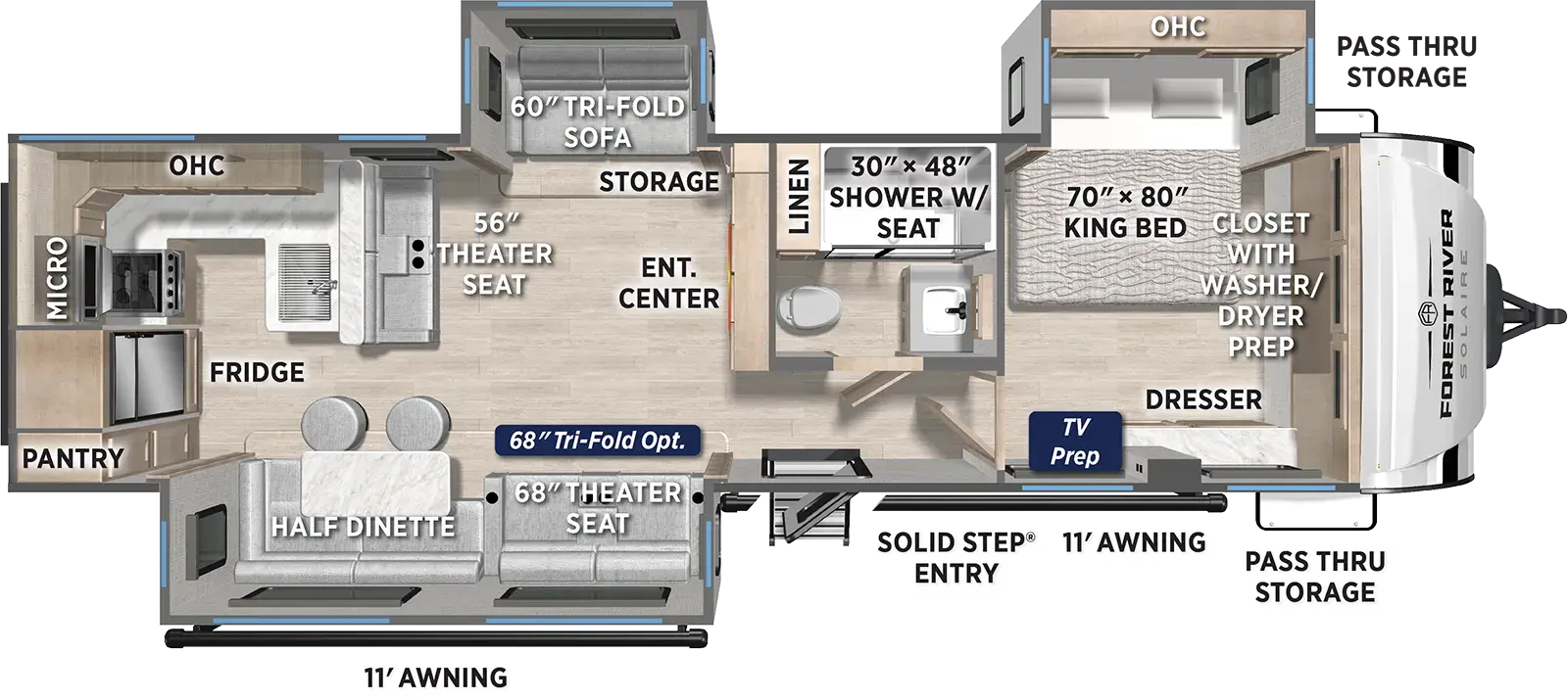 Solaire 3060RKTS Floorplan