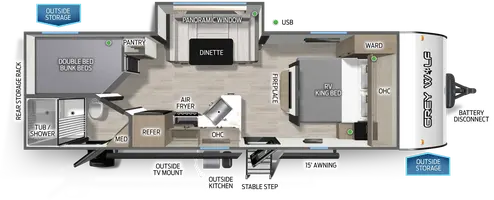 23DBHBL Floorplan Image