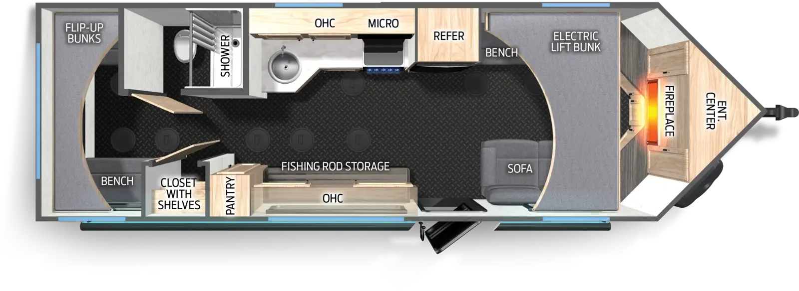 Grey Wolf 21CH Floorplan