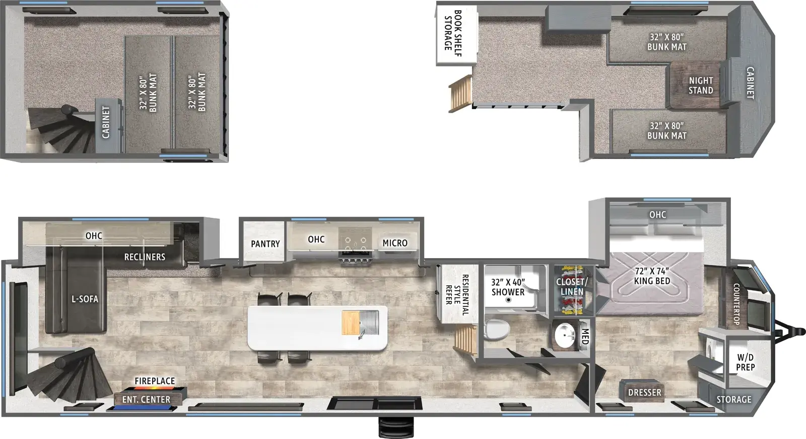 Puma Vista 423LFT floorplan