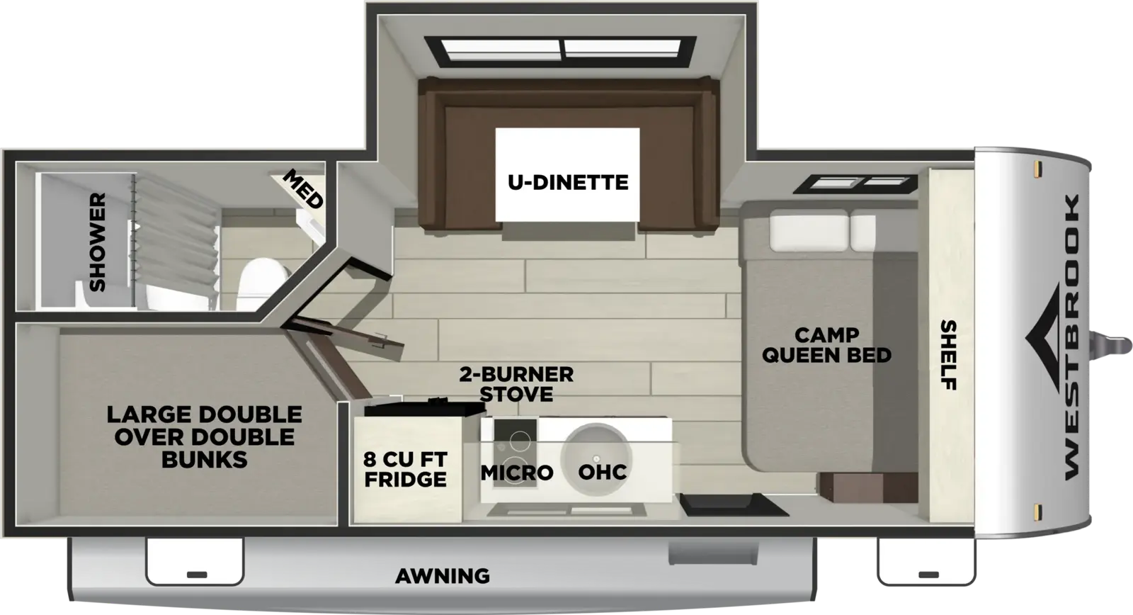 Westbrook 18BHCC Floorplan