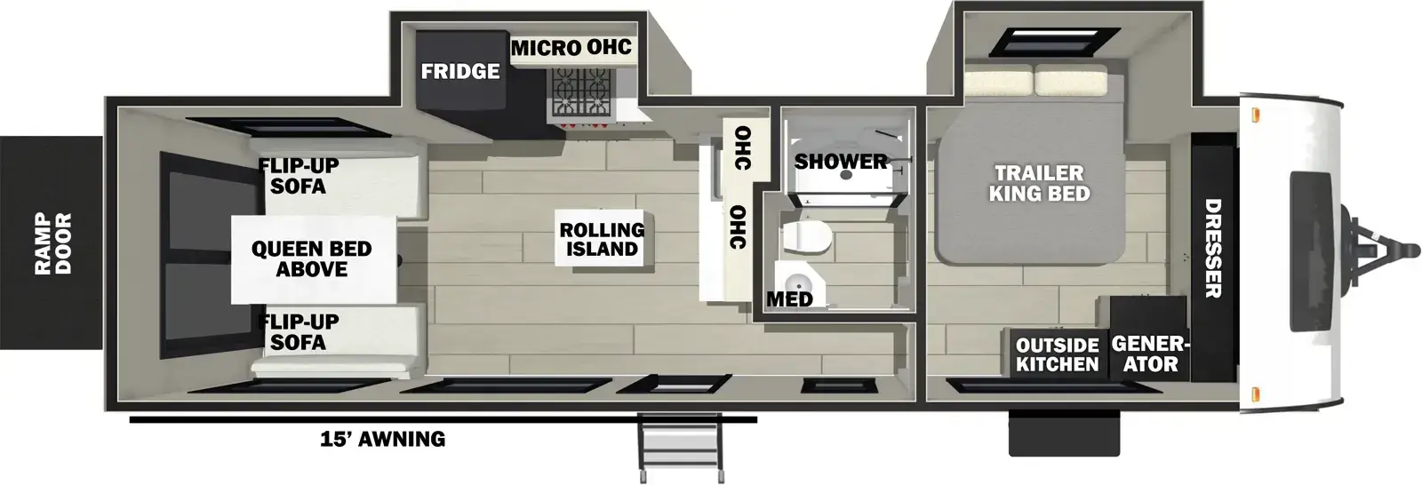 Vengeance Rogue Armored 26L140 floorplan