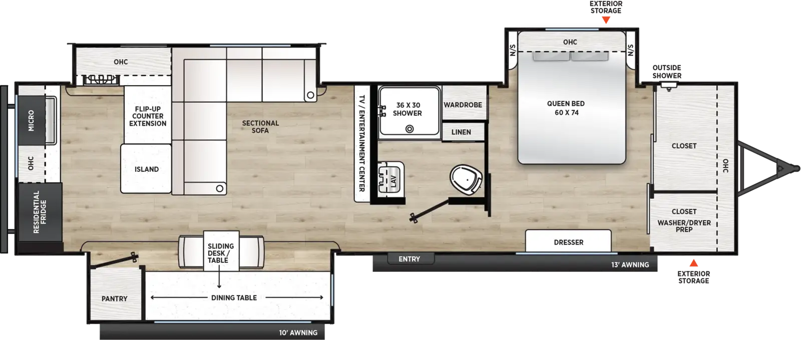 Aurora 32MAZE Floorplan