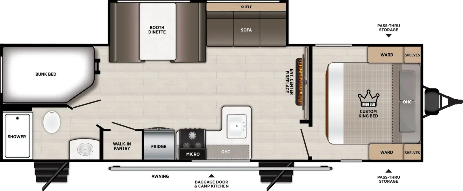 Evo 271BHL Floorplan