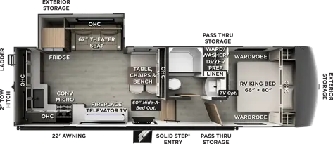 301CRK Floorplan Image