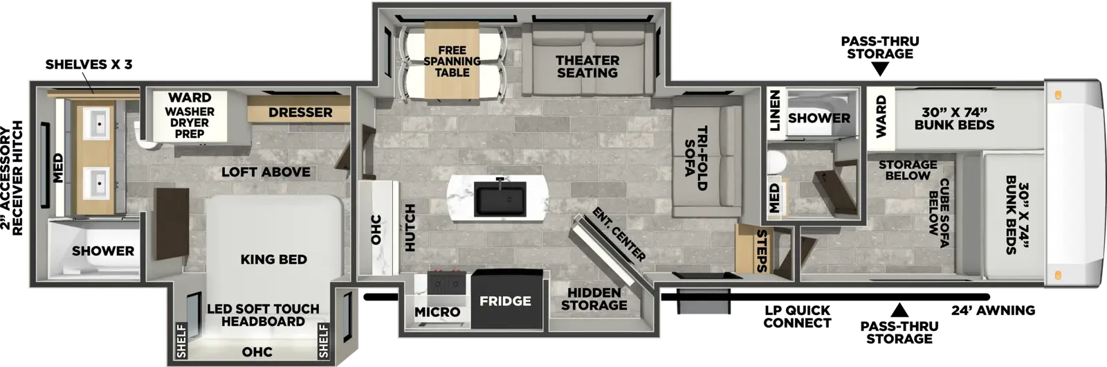 Phoenix 370BAF floorplan