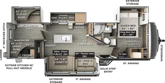 832BWS Floorplan Image